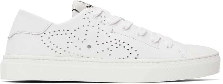 Photo: Vivienne Westwood White Low Top Soft Punch Sneakers