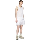 Rick Owens White Champion Edition Mesh Basketball Shorts