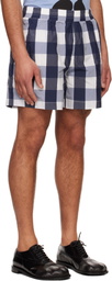Walter Van Beirendonck Navy Basic Shorts