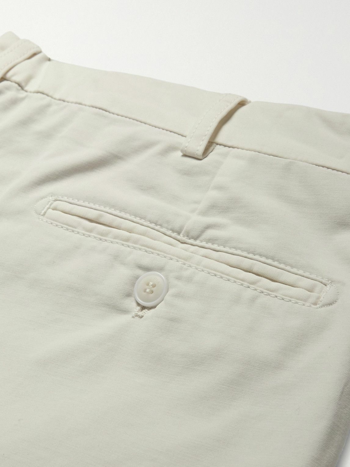 Loro Piana - Stretch-Cotton Bermuda Shorts - Neutrals