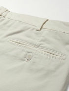 Loro Piana - Stretch-Cotton Bermuda Shorts - Neutrals