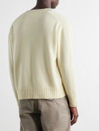 SECOND / LAYER - Vexed Wool and Cashmere-Blend Sweater - Yellow
