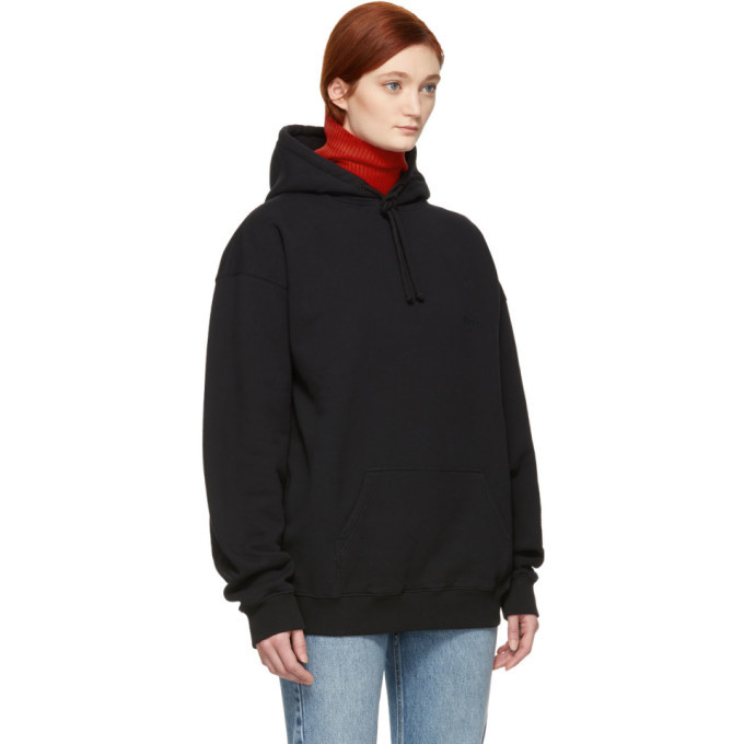 Vetements Black Cut-Out Elbow Hoodie Vetements