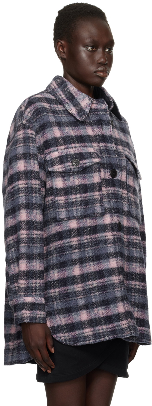 Isabel Marant Etoile Blue & Purple Harveli Jacket Isabel Marant Etoile