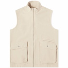 Dancer Men's Recycled Fleece Vest in Natural