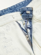 Givenchy - Slim-Fit Tapered Distressed Tie-Dyed Jeans - Blue