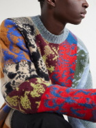 Dries Van Noten - Patchwork Wool-Blend Sweater - Multi