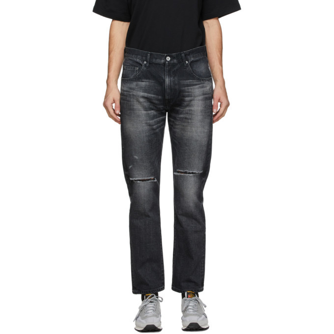 Photo: Neighborhood Black Washed C-PT Skinny Jeans