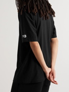 Y-3 - CH1 Striped Cotton-Jersey T-Shirt - Black