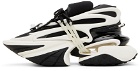 Balmain Black & White Unicorn Low-Top Sneakers