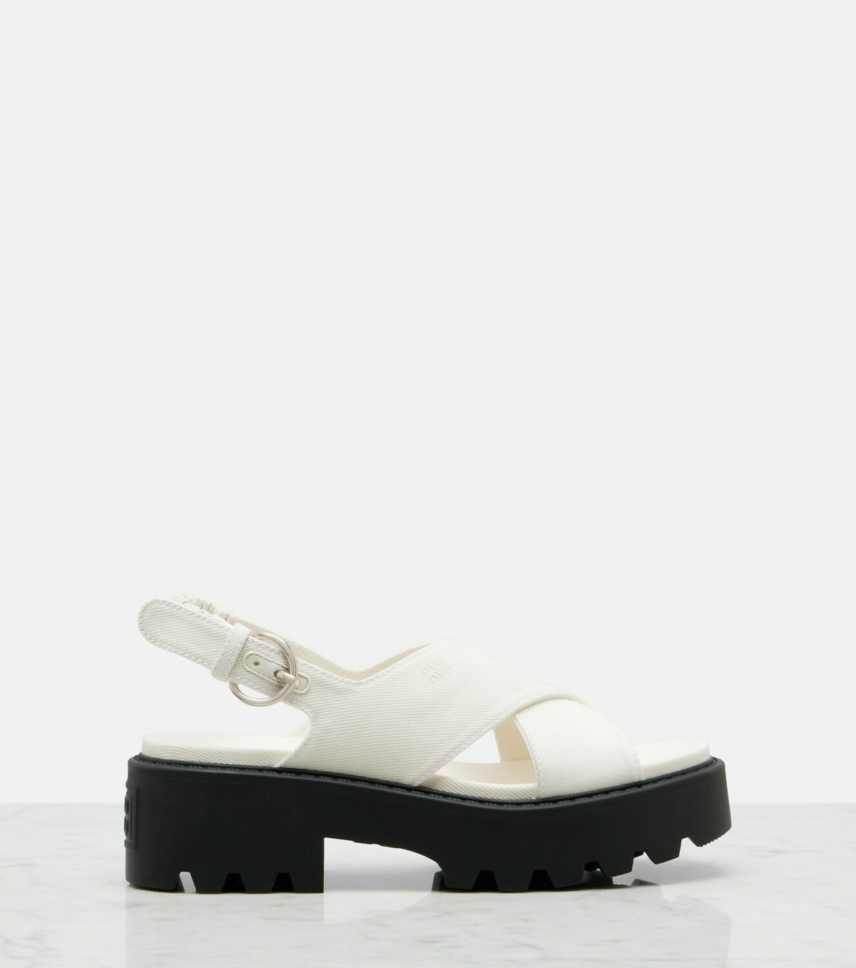 Miu Miu Platform slingback sandals