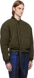 Ottolinger Khaki Strap Bomber Jacket