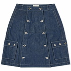 W'menswear Women's Landing Skirt in Denim