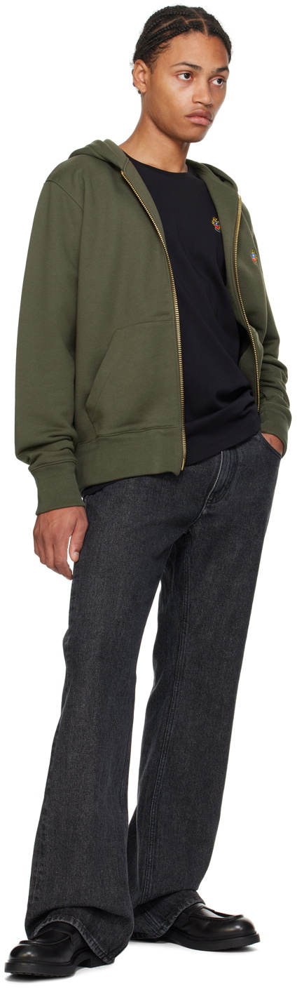 Bally Green Adrien Brody Edition Zip Hoodie