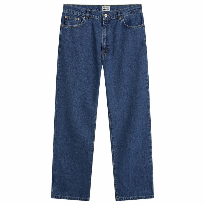 Photo: Stan Ray Men's Wide 5 Denim Jeans in Dark Rinse