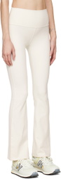 Alo Off-White Airbrush 7/8 Bootcut High-Rise Leggings