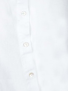 120% Lino White Linen Mini Dress