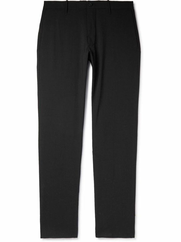 Photo: Incotex - Slowear Teknosartorial Slim-Fit Tapered Wool-Blend Trousers - Black