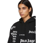 Palm Angels Black Ultra Logo Over Hoodie