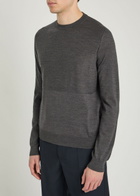 Jil Sander Panelled Wool Jumper Blue