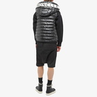 Moncler Men's Akashi Hooded Down Vest in Black