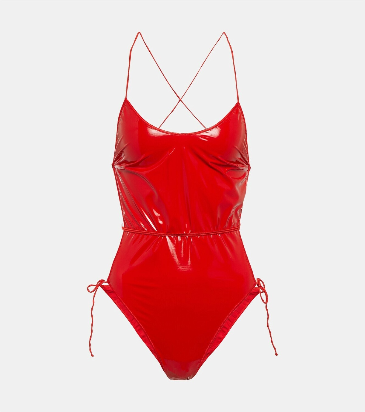 Oseree - Glow latex lacé swimsuit