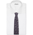 Etro - 8cm Paisley Woven Silk and Wool-Blend Tie - Blue