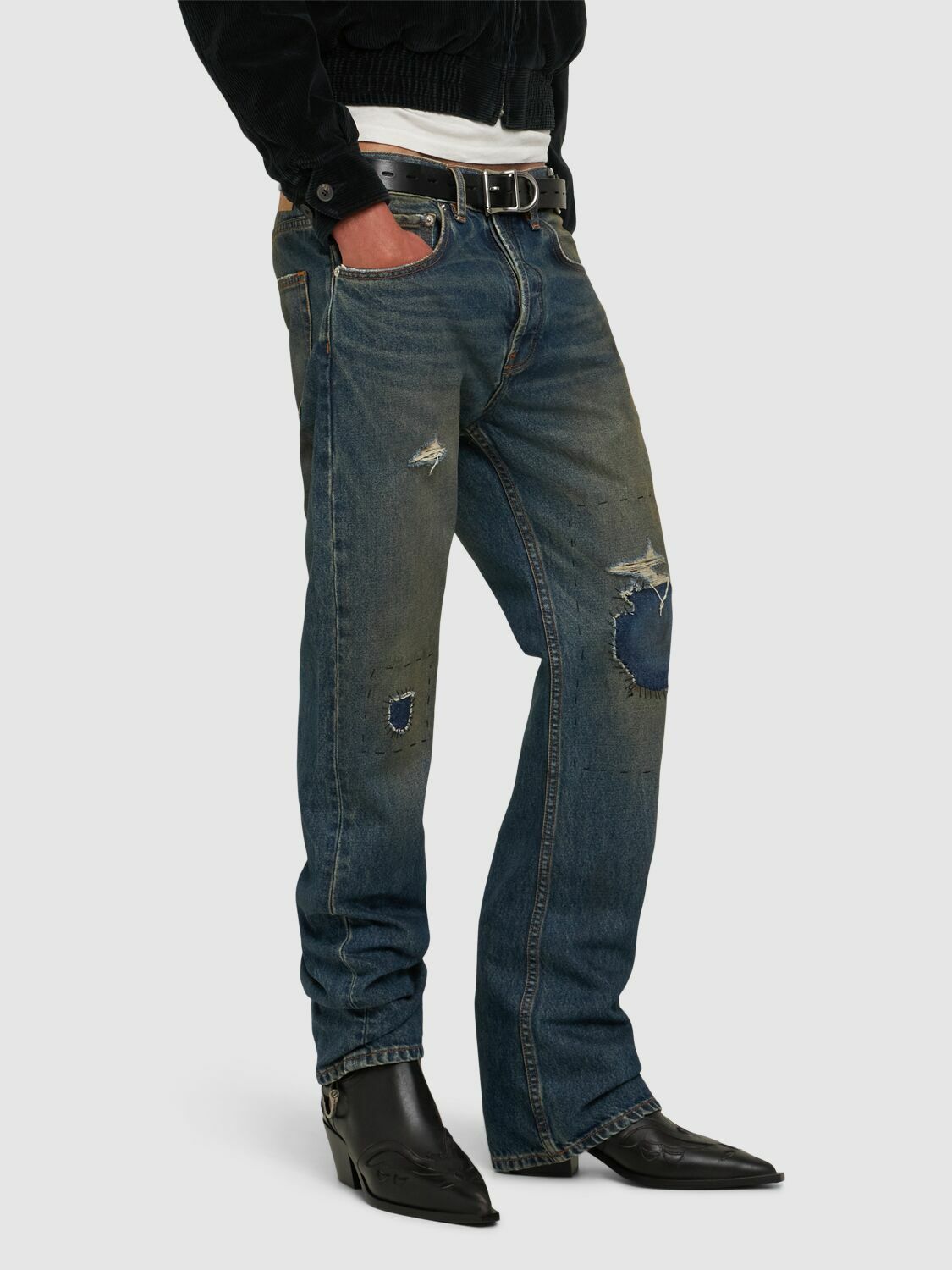 ENFANTS RICHES DÉPRIMÉS Cut Off Cowboy Boots