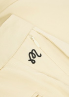 Malbon La Perla Straight-leg Tencel-twill Trousers Cream