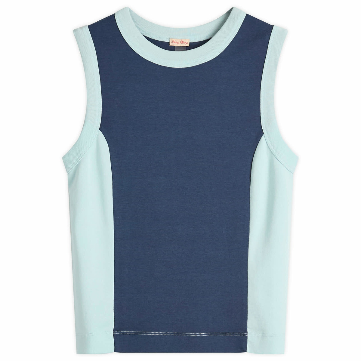 Fruity Booty Women's Fish Tank in Baby Blue/Navy
