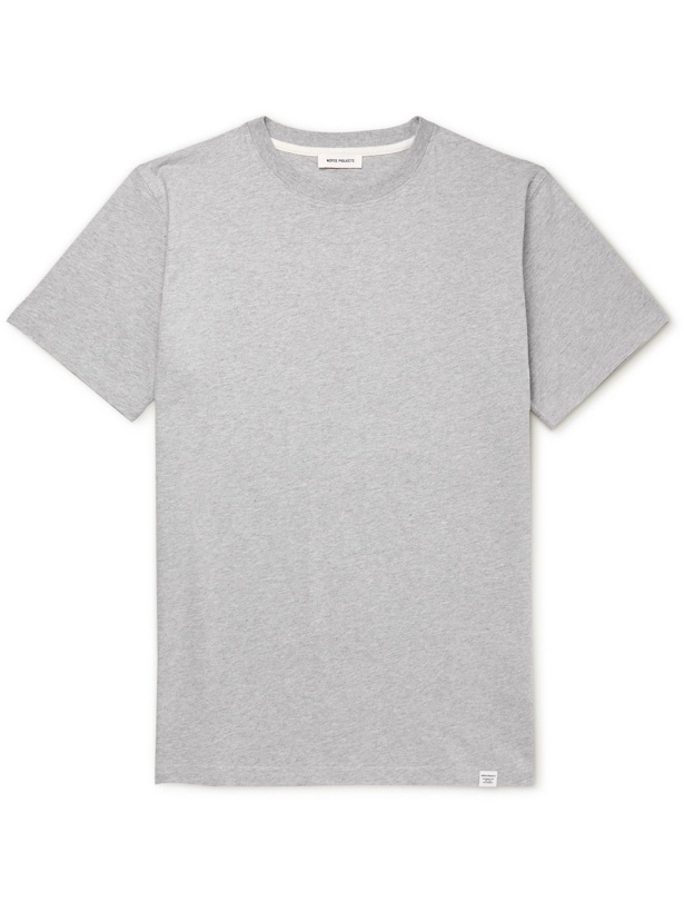 Photo: Norse Projects - Niels Organic Cotton-Jersey T-Shirt - Gray