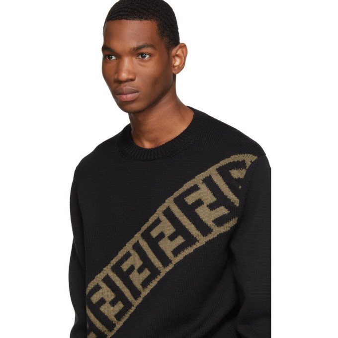 Fendi Black Forever Fendi Sweater Fendi