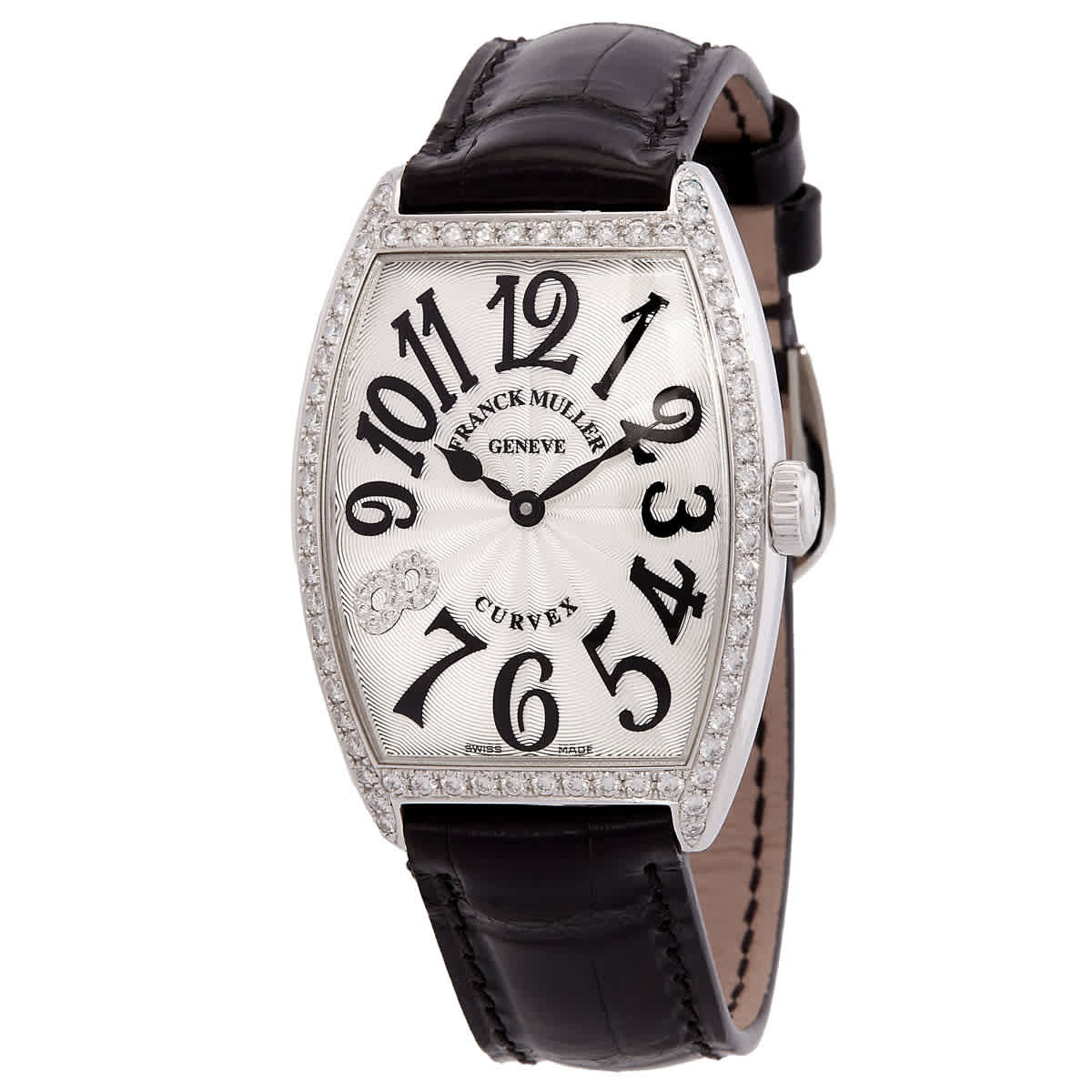 Franck Muller Cintree Curvex Quartz Diamond Unisex Watch 2852 QZ D 1R 8CD AC