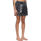 AMIRI Black Bandana Swim Shorts