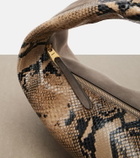 Khaite Olivia Medium snake-effect leather tote bag