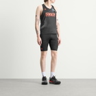 Nike Men's Aeroswift Half Tight in Black/Grey/Crimson