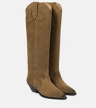 Isabel Marant - Lomero suede knee-high boots