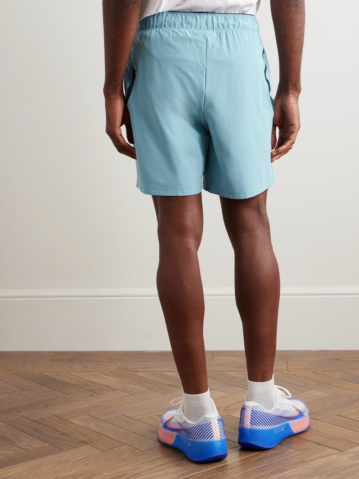 Nike Tennis - NikeCourt Advantage Straight-Leg Dri-FIT Tennis Shorts - Blue