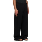 MM6 Maison Margiela Black Logo Patch Sweatpants