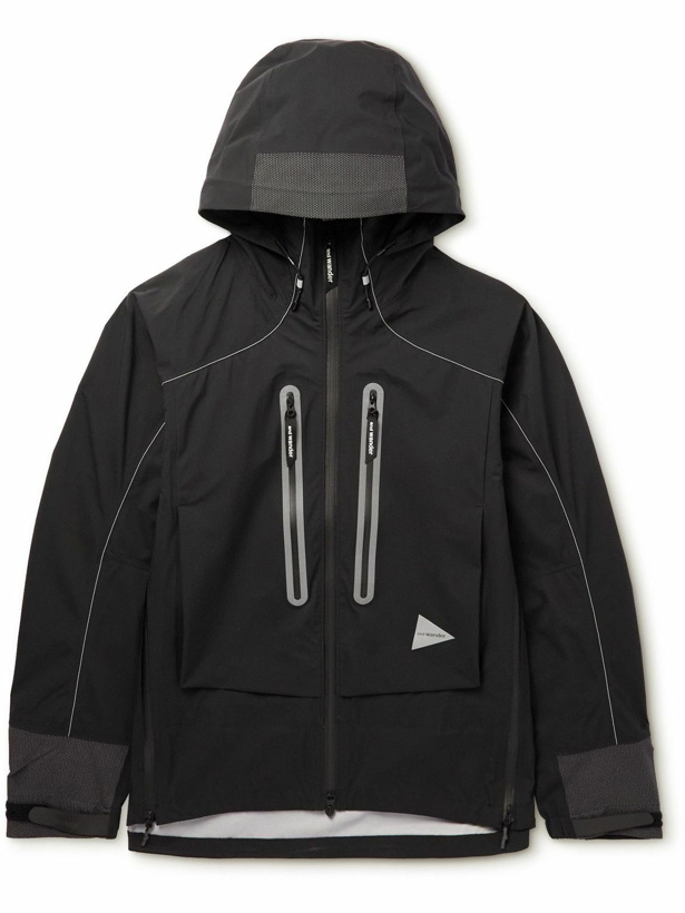 Photo: And Wander - Pertex Shield Nylon-Ripstop Hooded Jacket - Black