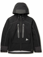 And Wander - Pertex Shield Nylon-Ripstop Hooded Jacket - Black