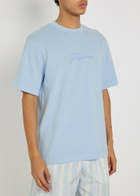 Jacquemus Le Tshirt Pigmento Cotton T-shirt Blue