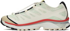 Salomon White & Beige XT-4 OG Sneakers