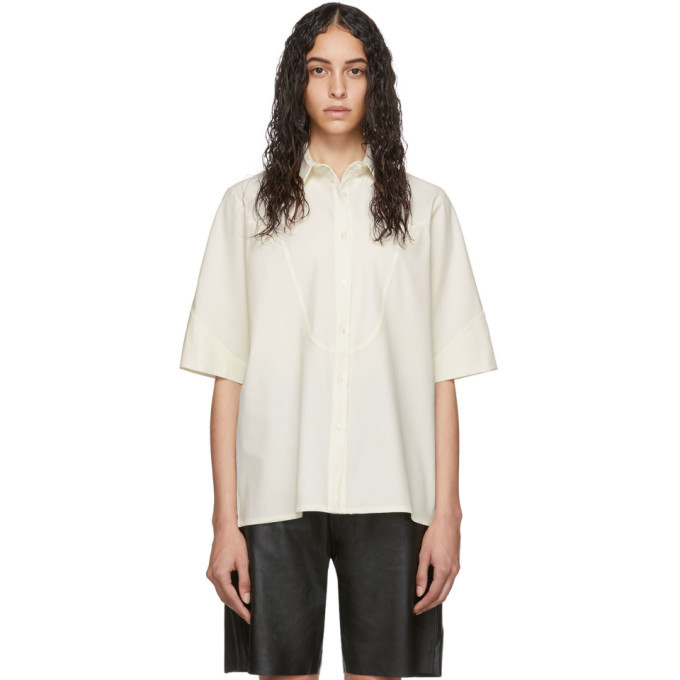 Georgia Alice Off-White Wool Pierre Shirt