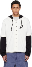 JACQUEMUS Off-White & Black 'The Letro long-sleeve' Hoodie