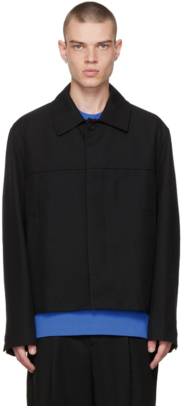 Photo: Solid Homme Black Cropped Jacket