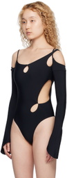 Marshall Columbia Black Side Slash Bodysuit