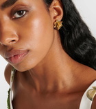 Oscar de la Renta Flower embellished stud earrings