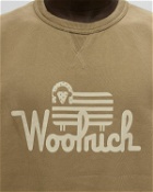 Woolrich Organic Cotton Sweatshirt Brown - Mens - Sweatshirts