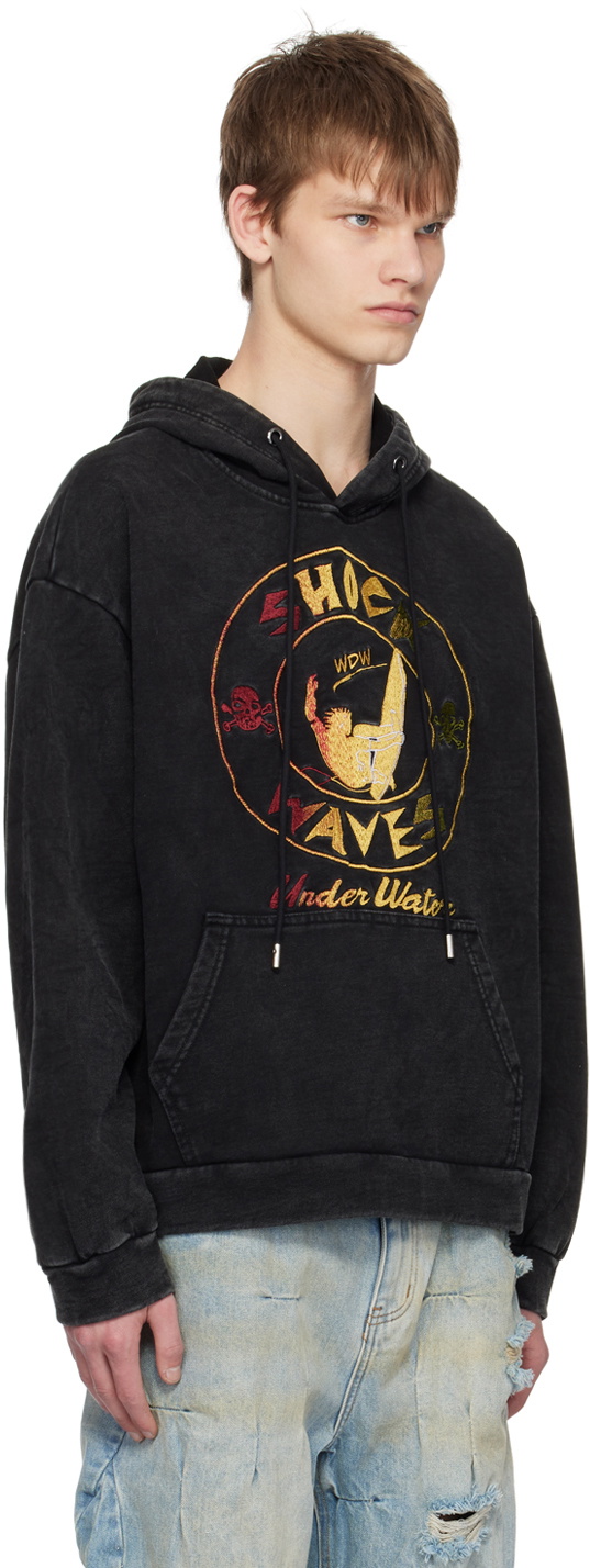 Who Decides War by MRDR BRVDO Black 'Shock Waves' Hoodie